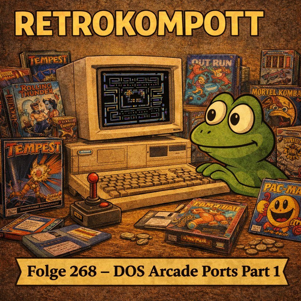 RETROKOMPOTT - 268 - DOS Arcade Ports Part 1 (08.03.2026)